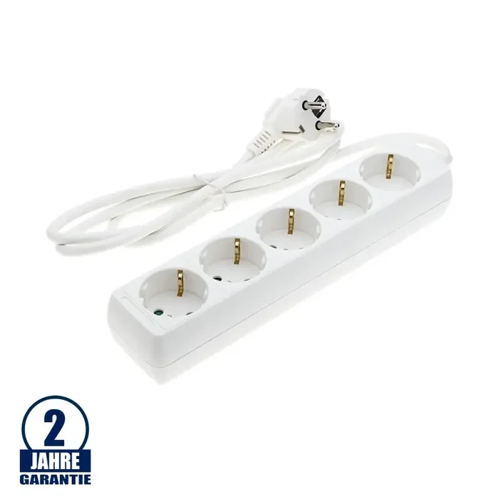 Steckdosenleiste 5-fach 1,5m Kabel 16A