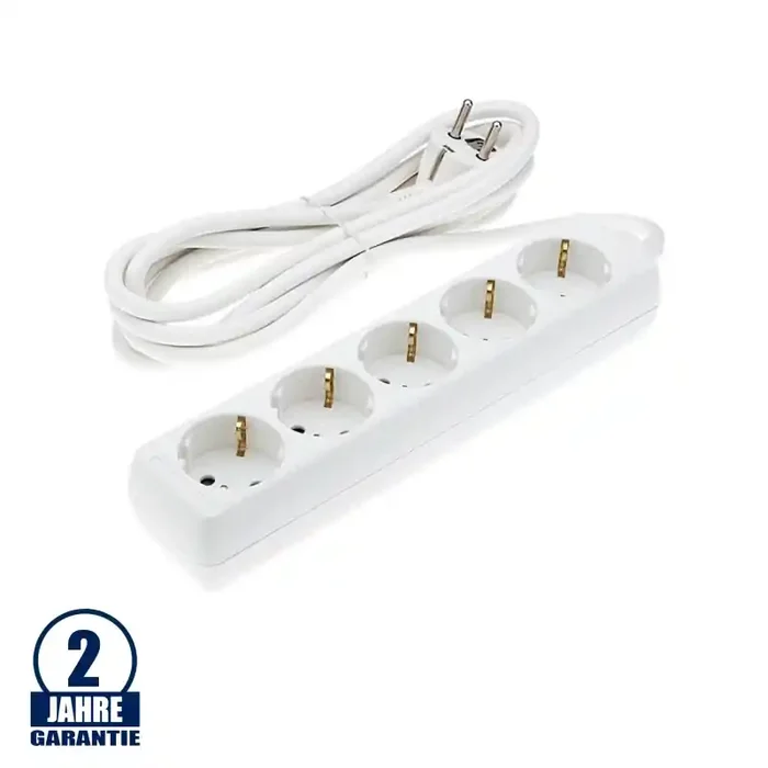 Steckdosenleiste 5-fach 3m Kabel 16A