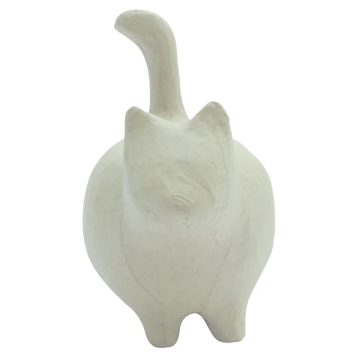 Stehende Katzen-Sparschwein Décopatch [Größe 14×8,5×15 cm]