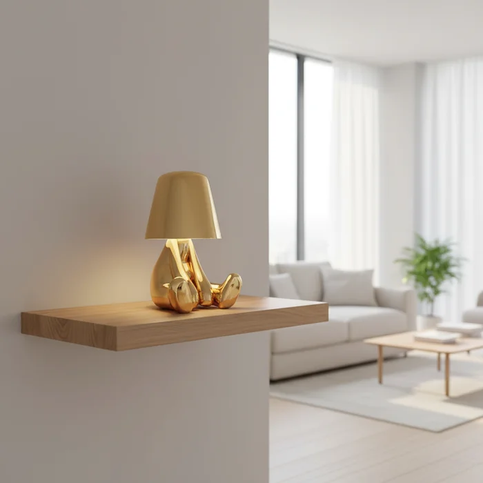 Stilvolle Akku Tischleuchte mit Warmlicht und Dimmerfunktion