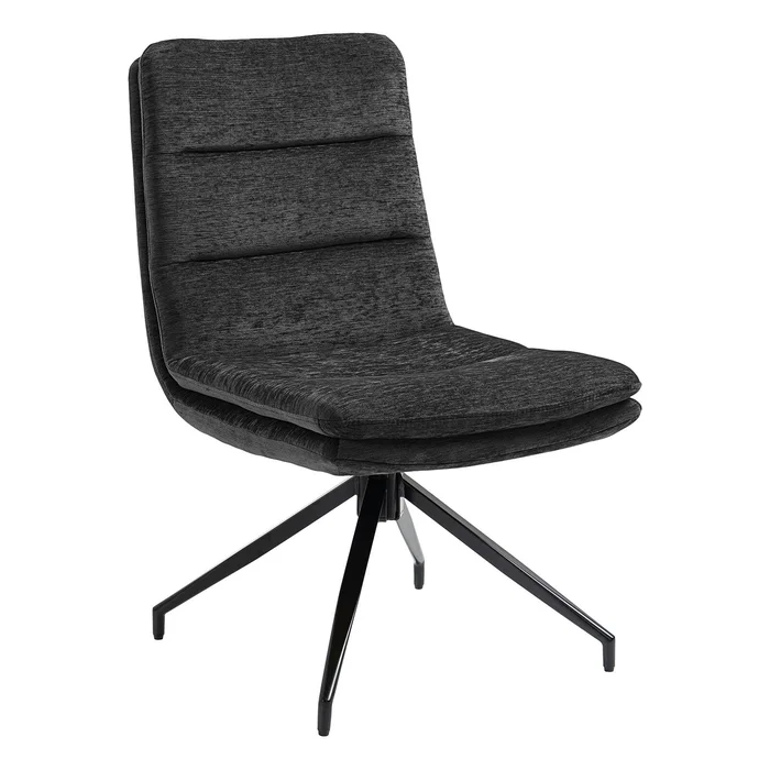 Stuhl Cole Farbe Boston Antracite, 2er-Set