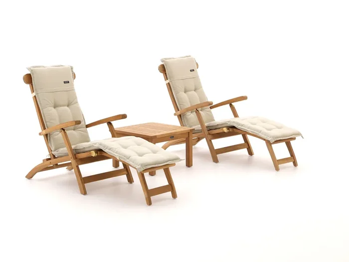 Sunyard Country/Wales 60 cm Deckchair-Set-3-teilig