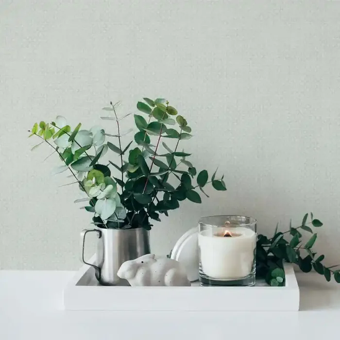 Tapete Kleinmuster grau weiß – Vliestapete Landhaus A.S. Création – matt leicht strukturiert