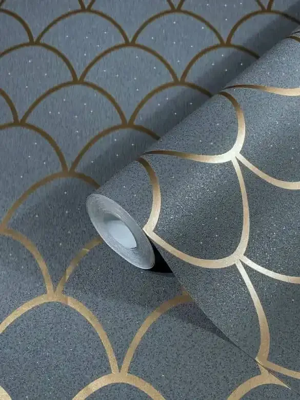 Tapete SCHÖNER-WOHNEN Vliestapete, graphische Tapete anthrazit