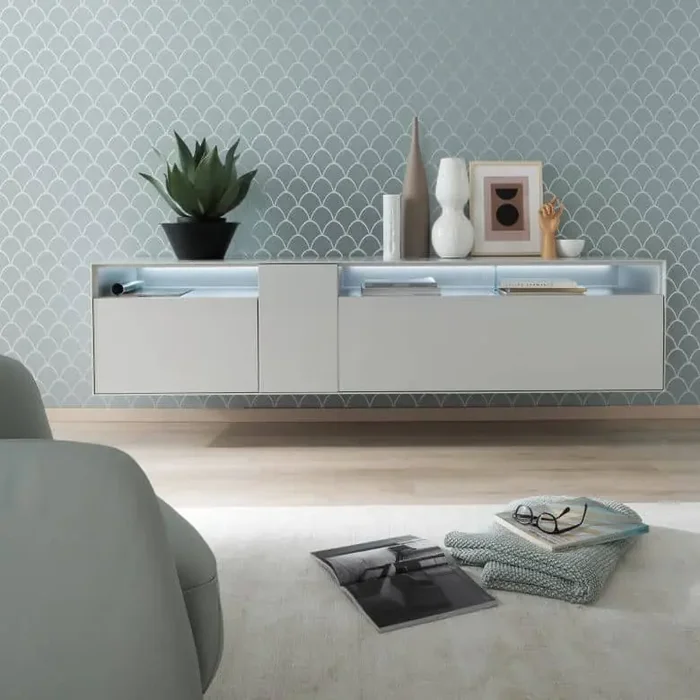 Tapete SCHÖNER-WOHNEN Vliestapete, graphische Tapete grün