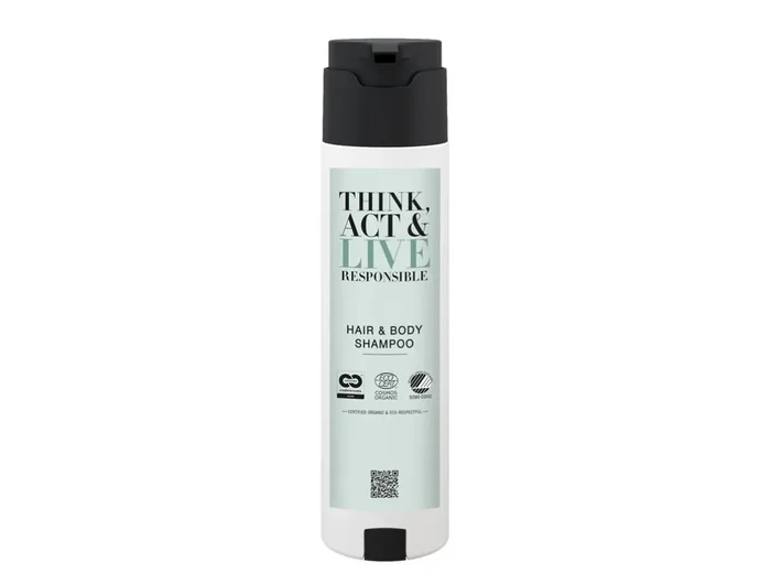 Think Act & Live Responsible – Haar- & Körpershampoo, Shape-Spender, 300ml