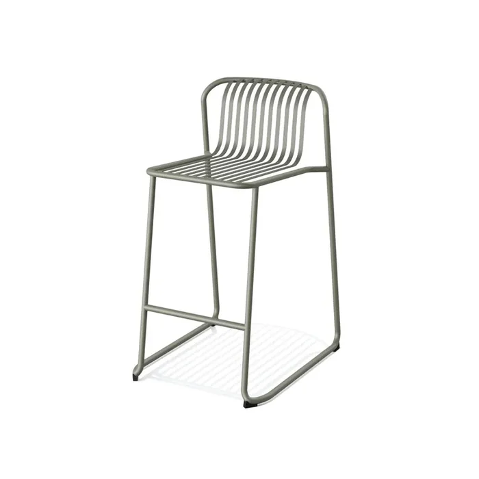 Throne Barhocker Metall stapelbar – Grün