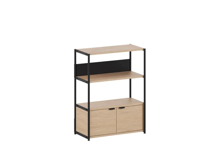 TipToe Unit Regal L. 84 cm – H. 110 cm mit 1 Tür