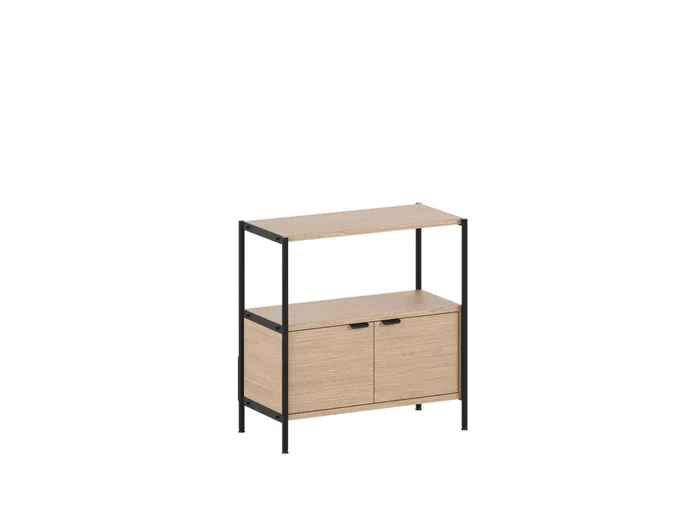 TipToe Unit Regal L. 84 cm – H. 85 cm mit 1 Tür