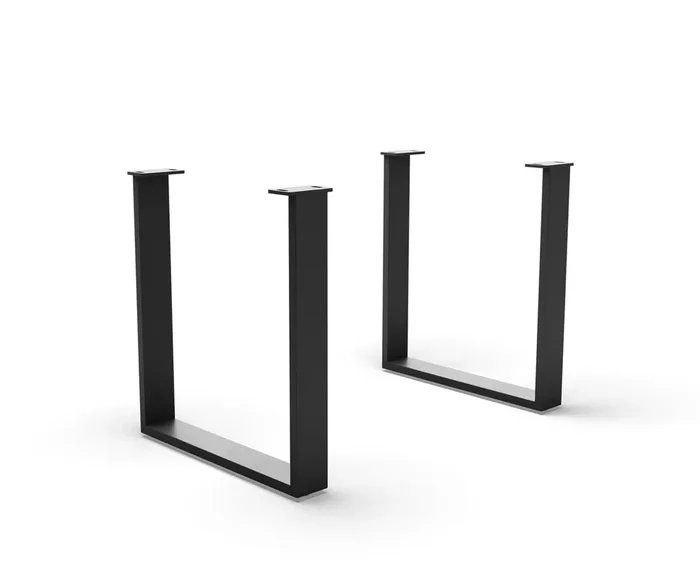Tischgestell Edge 2er Set schwarz