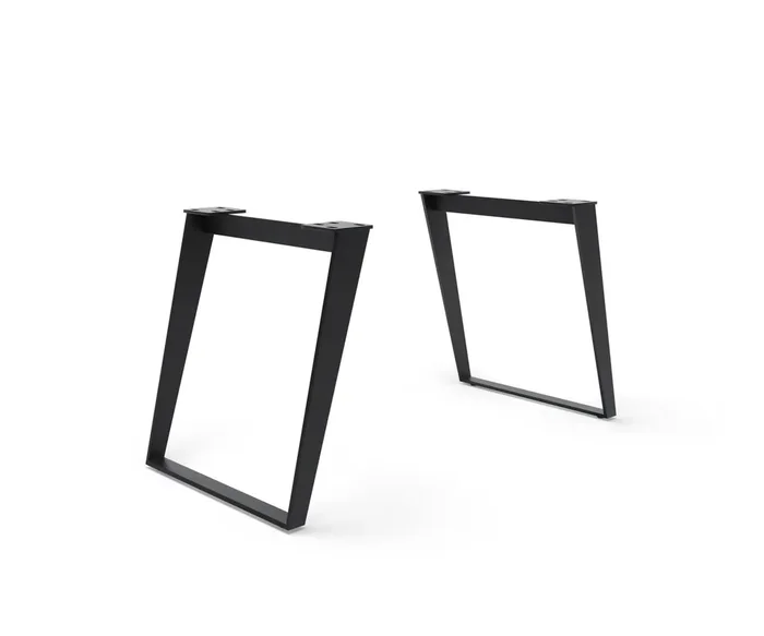 Tischgestell Metall Schräg (2er-Set)