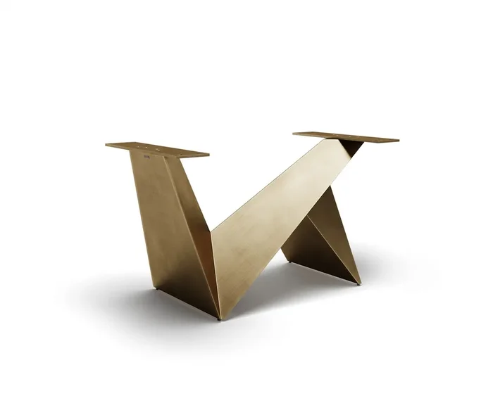 Tischgestell Origami Metallic Gold