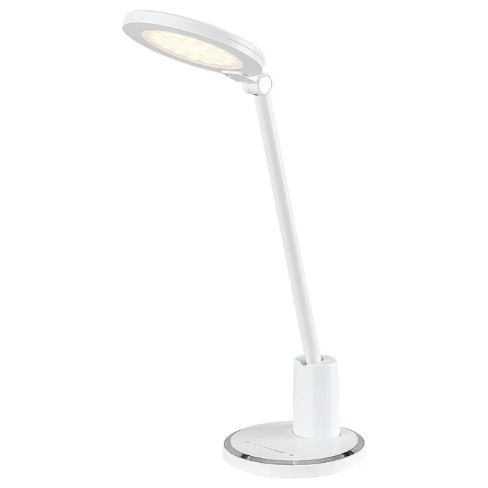 Tischleuchte aus Metall led integriert mit taktilem Schalter Rabalux Tekla 10W 700lm H43cm [Größe 16×42,5×16,5 cm]