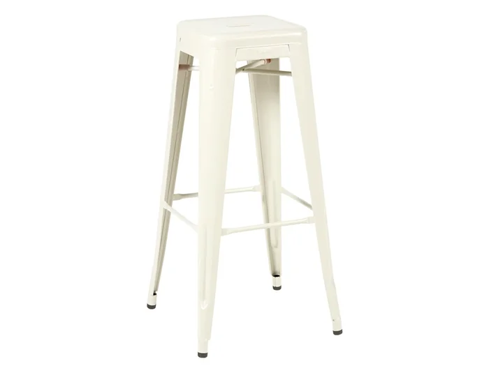 Tolix H.80 Hocker – Creme Entworfen von Xavier Pauchard