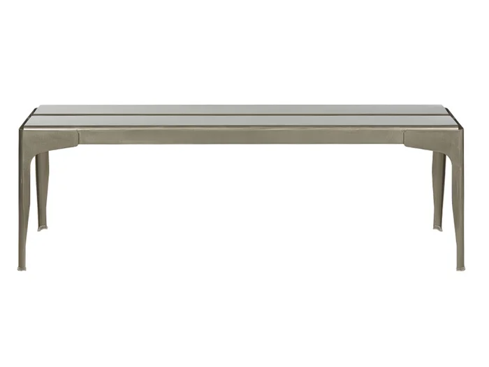 Tolix Y Bank 140×80 Brut Verni Brillant Entworfen von Normal Studio