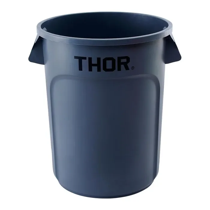 Trash can 120 liters black