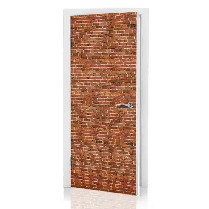 Türdesign Ziegelsteinmauer 91×200 cm