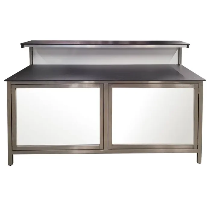 Türmodul für 1,5 m Theken mit Rahmen und 2 Türen