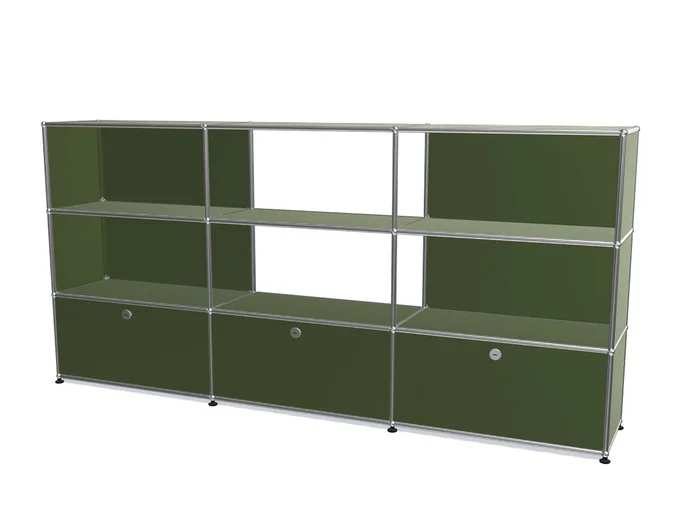 USM Haller High Sideboard L mit 3 Schubladen