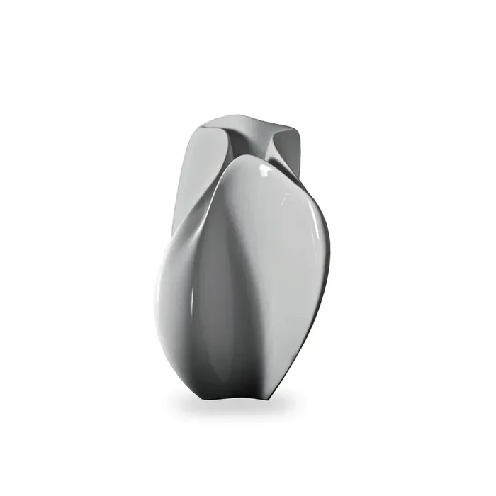 Vase FLOW von Zaha Hadid für Serralunga – M H 120 x B 113 x T 117 / Lackiert / Schwarz