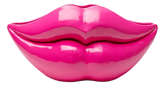 Vase Lips Pink 28 cm