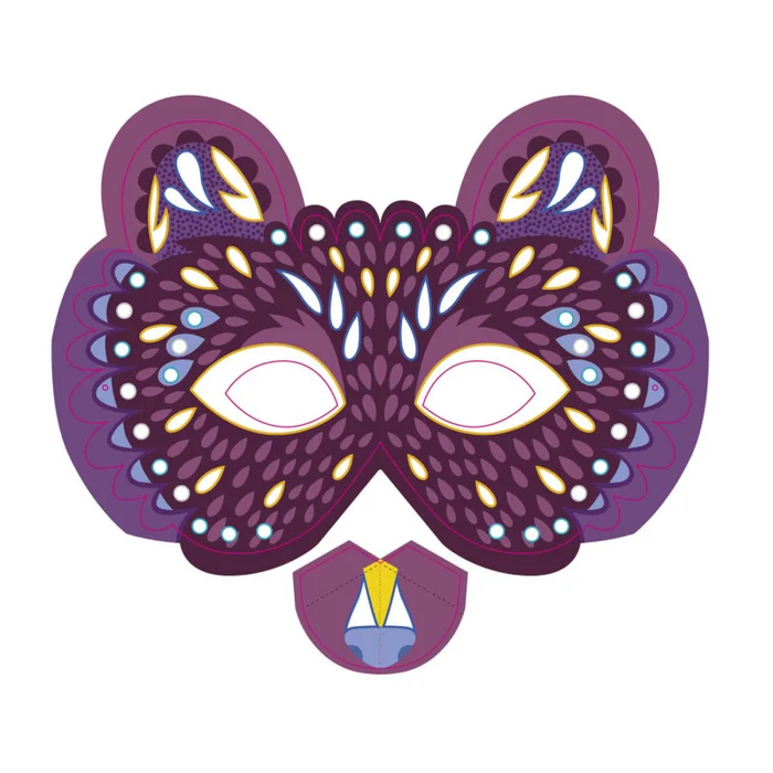 Verkleidung Glitzermasken Auzou