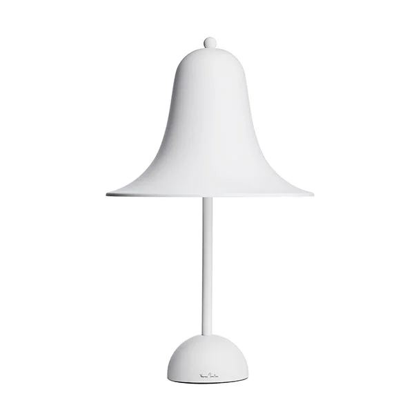 Verpan Pantop Tischlampe Matt Weiß Ø23 cm