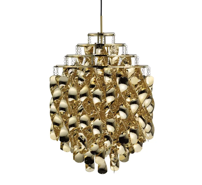 Verpan Spiral Mini Pendelleuchte Entworfen von Verner Panton