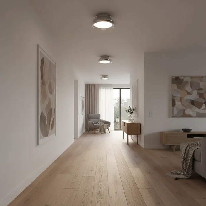 Vintage Acryl LED-Deckenleuchte