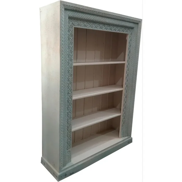 Vintage Regal Bücherregal Antik 210cm Muster -35-