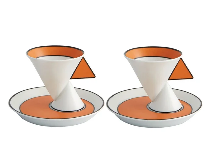 Vista Alegre Jazz Set Kaffeetassen und Untertassen – 2 tlg.