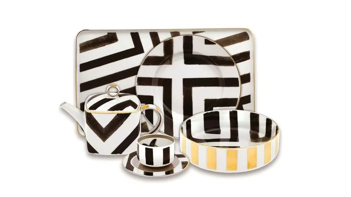 Vista Alegre Sol y Sombra Tischset-Kollektion Entworfen von Maison Christian Lacroix