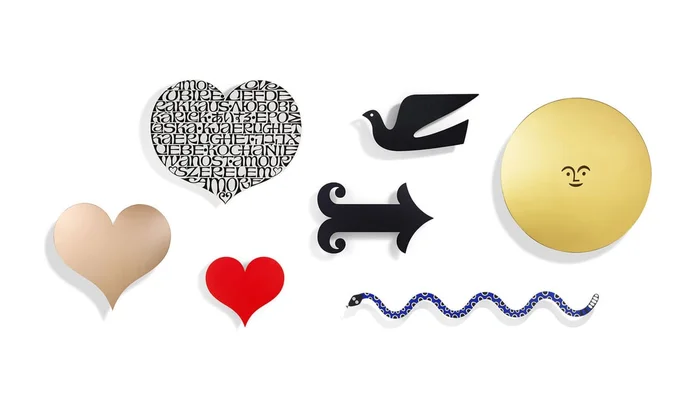 Vitra Metal Wall Relief – Dekorationen Entworfen von Alexander Girard