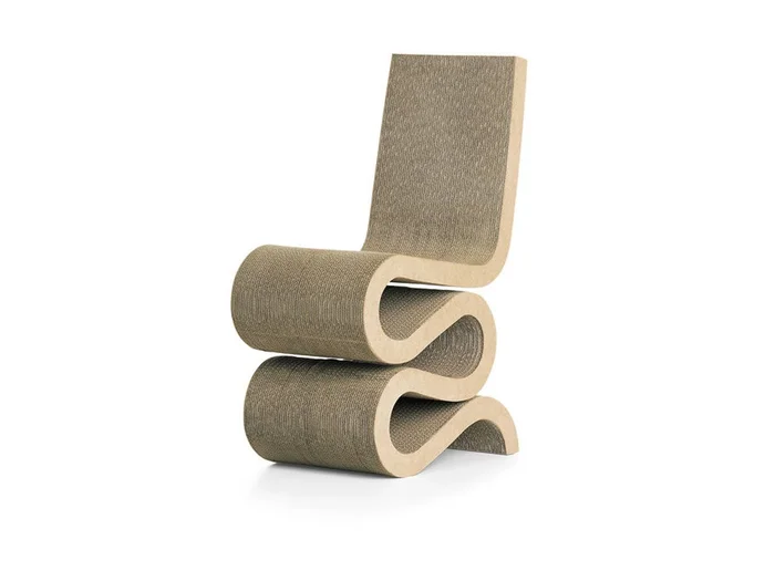 Vitra Wiggle Beistellstuhl Entworfen von Frank Gehry