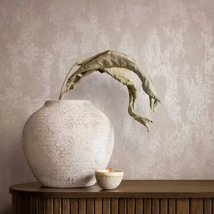 Vliestapete Betonoptik Metalloptik Modern glänzend in Rosa-Braun