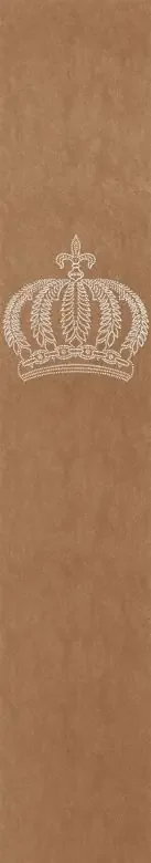 Vliestapete Krone, Betonoptik Metalloptik Modern glänzend in Kupfer