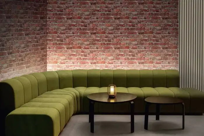 Vliestapete Rot Grau Steinoptik für Wohnzimmer Küche Büro marburg Tapete