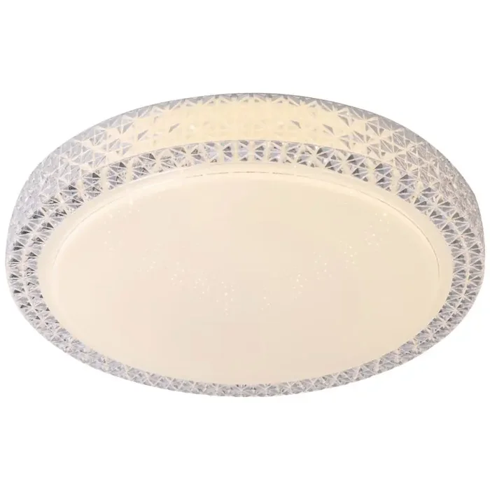 Wand- und Deckenleuchte Anton, weiß, Ø 58 cm, Innenleuchte