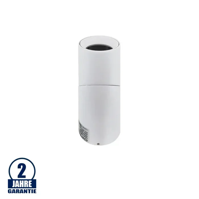 Wand- und Deckenstrahler GU10 schwenkbar Weiß