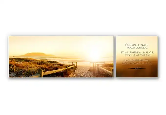 Wandbild For one Minute (2-teilig)