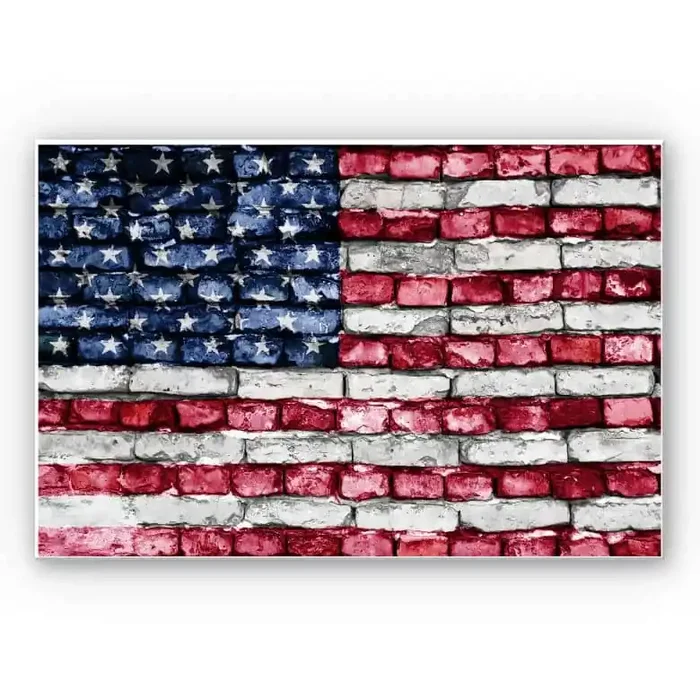 Wandbild Stars and Stripes