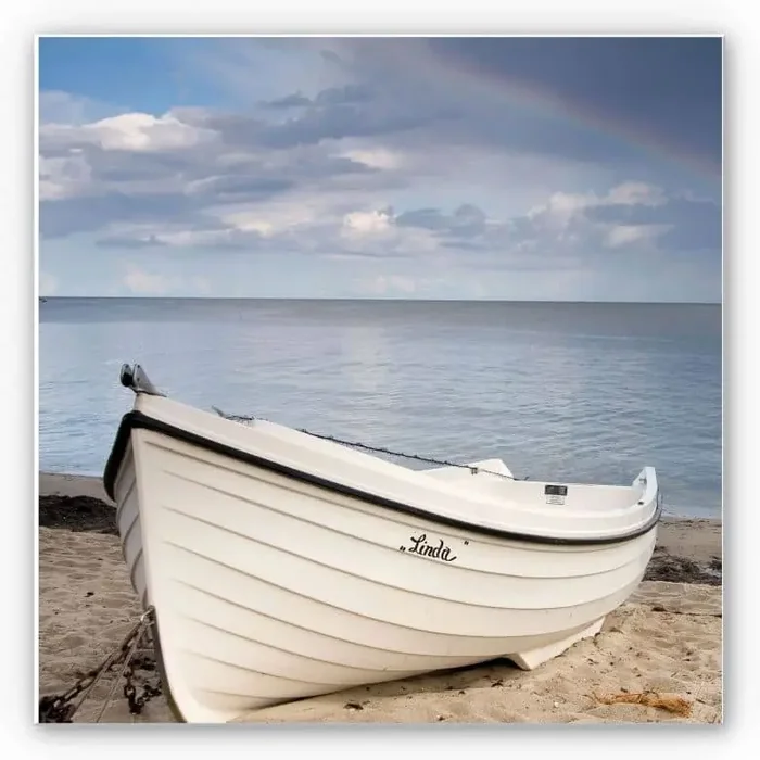 Wandbild Strandidyll – quadratisch