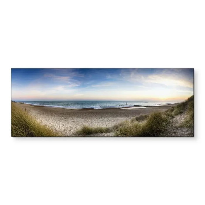 Wandbild Strandpanorama – Panorama – Alu-Dibond