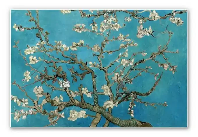 Wandbild van Gogh – Mandelblüte