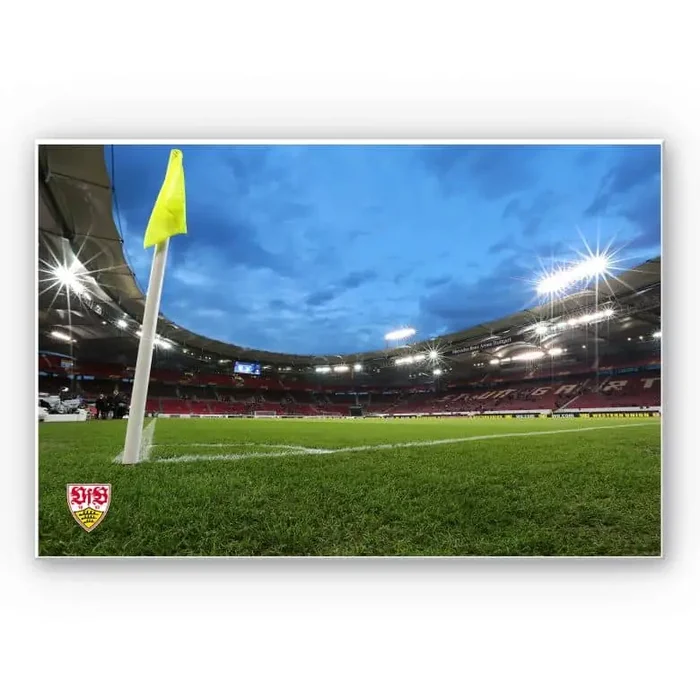 Wandbild VfB Stuttgart Arena Nacht