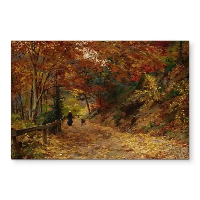 Wandbild Wisinger-Florian – Fallendes Laub – Alu-Dibond