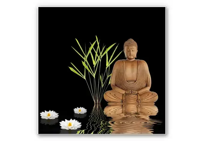 Wandbild Zen Buddha