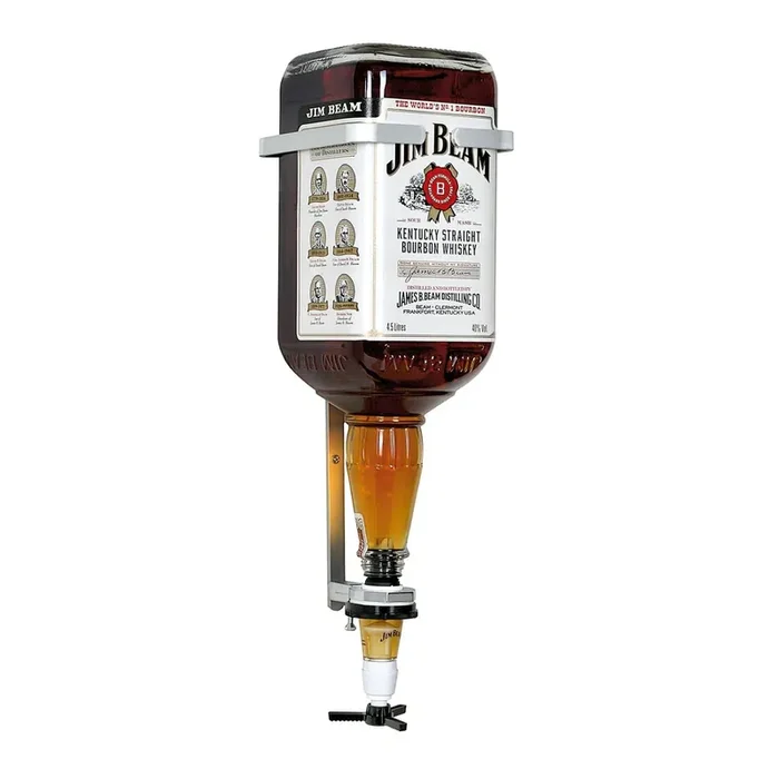 Wandhalter (HL 4) für 4,5 Liter Jim Beam Flasche B/H/T 16 x 48 x 17 cm