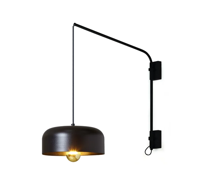 Wandlampe Arco A. Metall