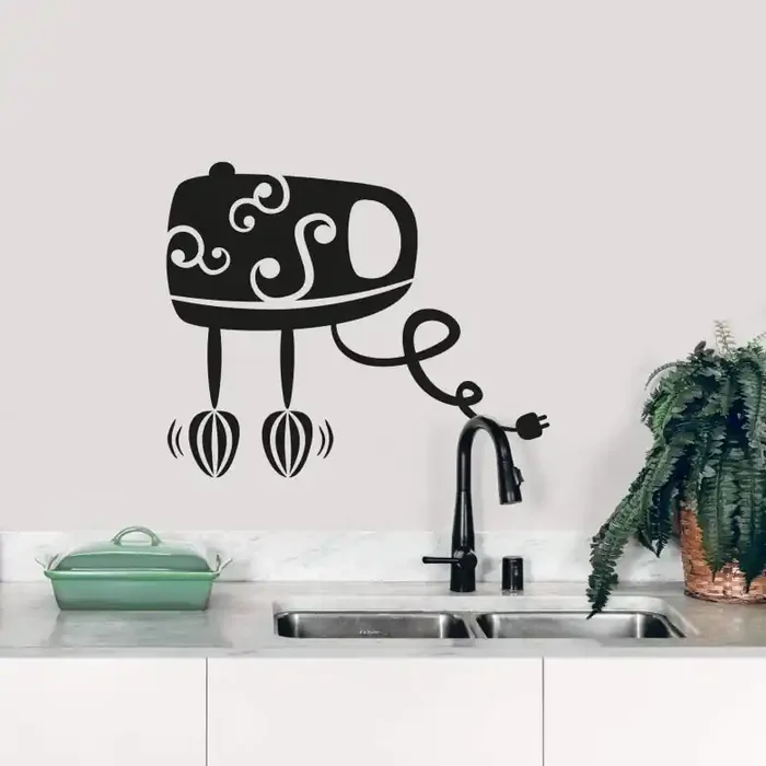 Wandtattoo Handmixer